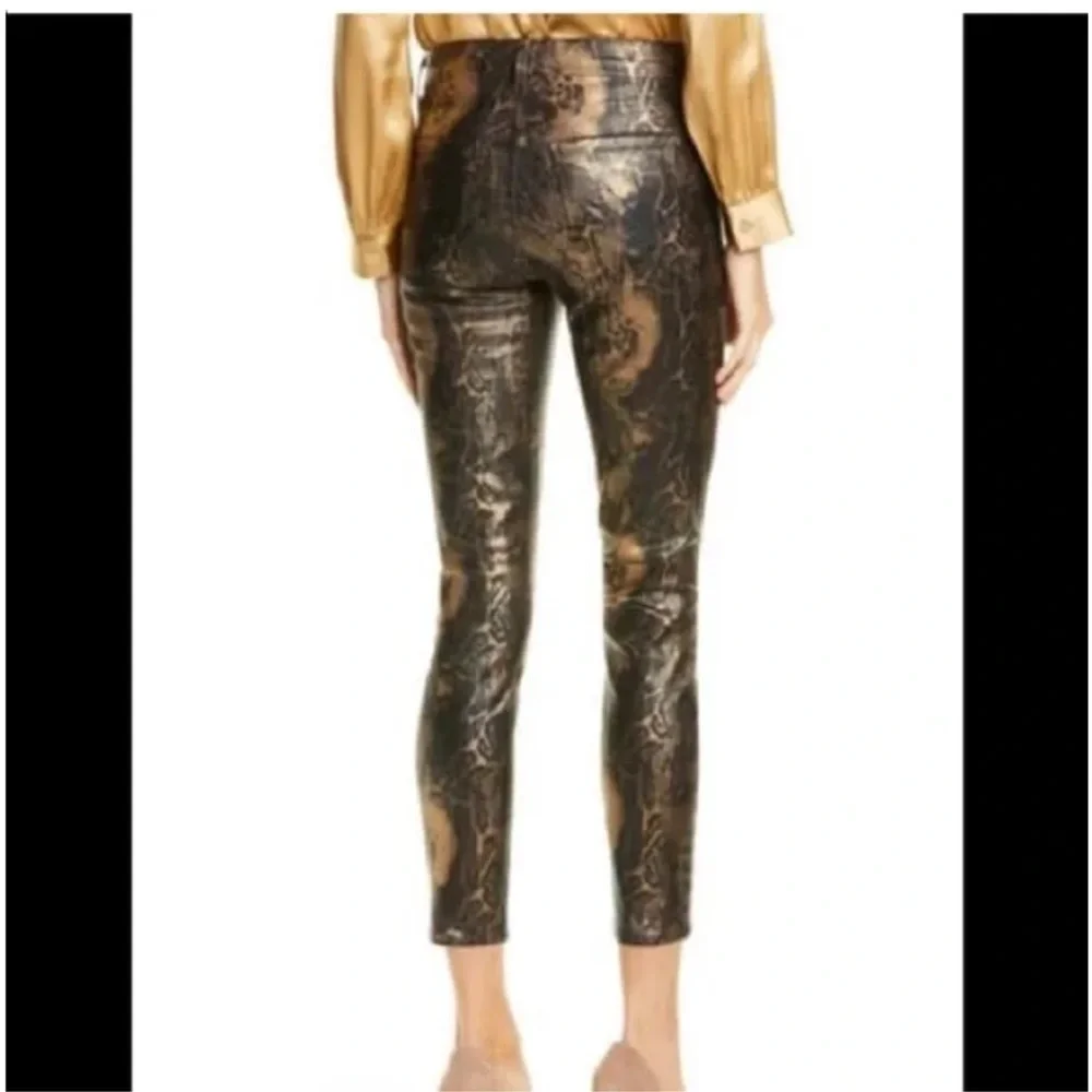 L’agence High-Rise Skinny Snake Skin Pants - Picture 3 of 10